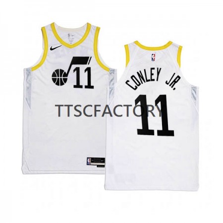 Camiseta Hombre NBA Utah Jazz Mike Conley 11 Nike 2022-23 Association Edition Blanco Swingman